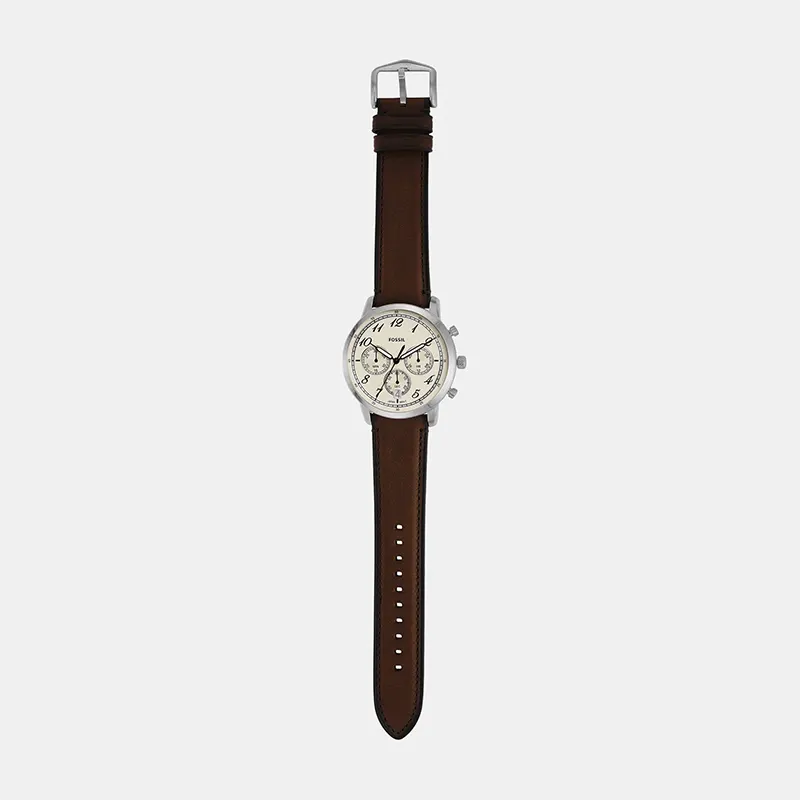 Fossil Neutra Chronograph Numeric Cream Dial Men's Watch- FS6022